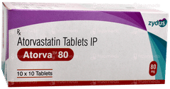 Atorva 80 Tablet 10 Atorva 80 Tablet 10